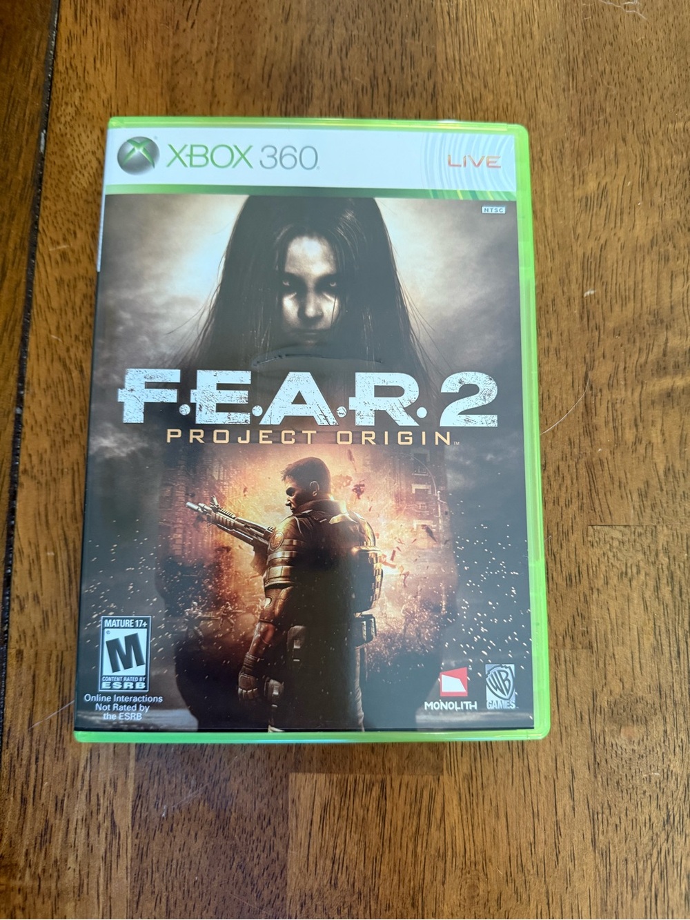 F.E.A.R. 2: Project Origin (Xbox 360) - Green Case